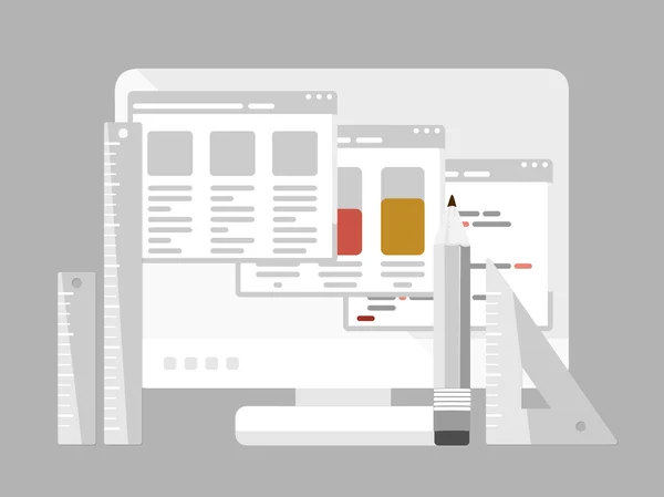 Diseño web — Archivo Imágenes Vectoriales