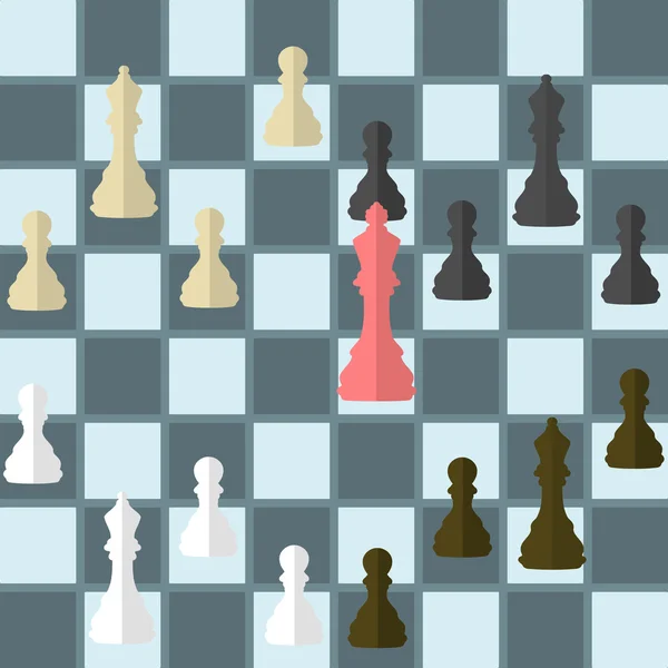 チェスの裏切り — ストックベクタ