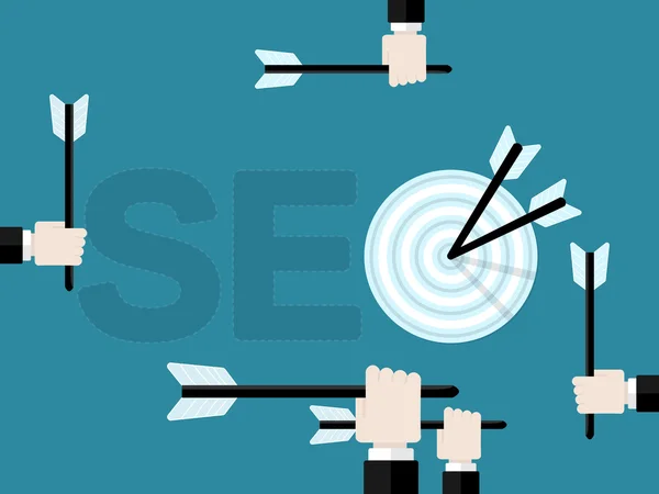 Cible Seo Vecteur En Vente