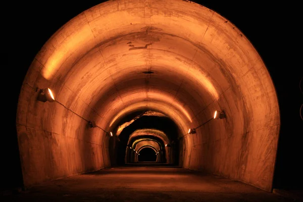 Tunnel Dug Throat Thieves Passage Highway Goes Pantano Del Quiebrajano — Stock Photo, Image