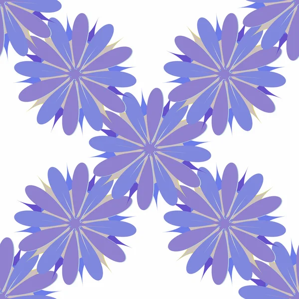 Квітковий безшовний орнамент ілюстрація — стоковий вектор
