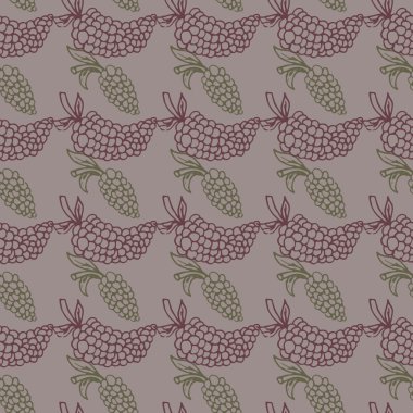 Üzüm sorunsuz vektör çizim