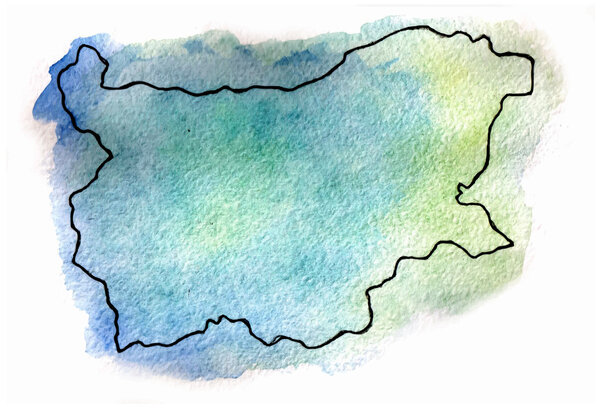 Векторная карта Болгарии
