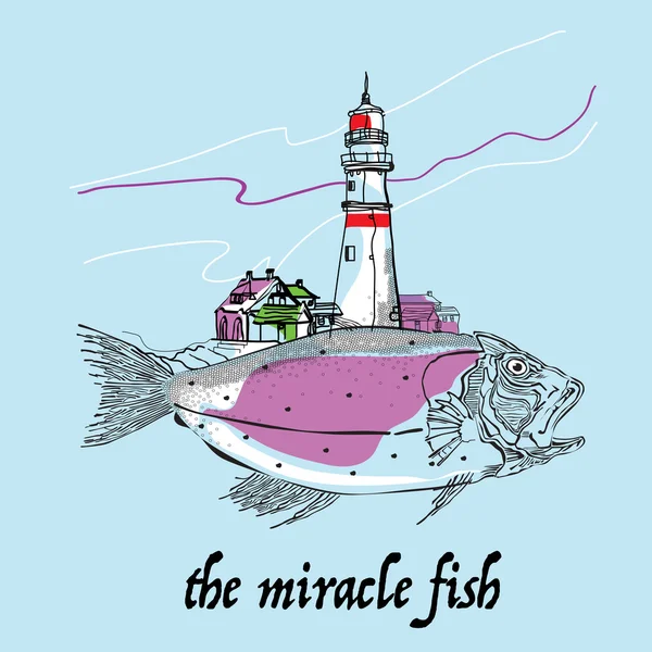 Wunderfische — Stockvektor