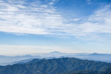 Dağ manzarası güzel katmanları