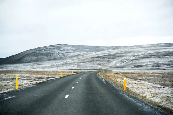 在初冬的冰岛空路 — 图库照片