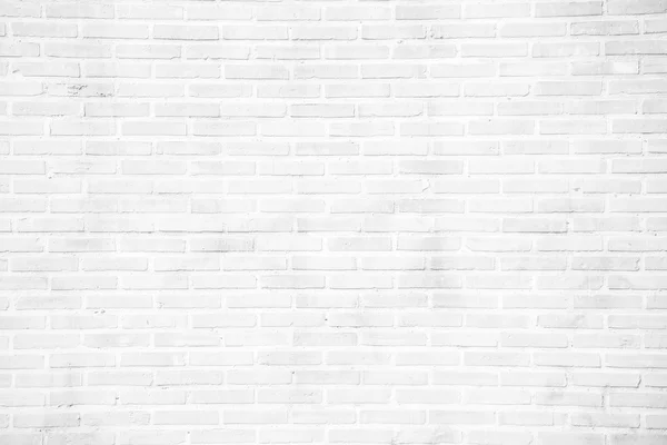 Fondo de textura de pared de ladrillo grunge blanco — Foto de Stock