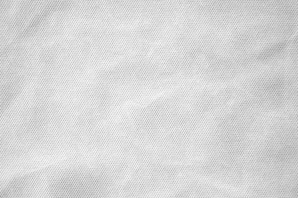 Zerknittert weißen Stoff Textur Hintergrund — Stockfoto