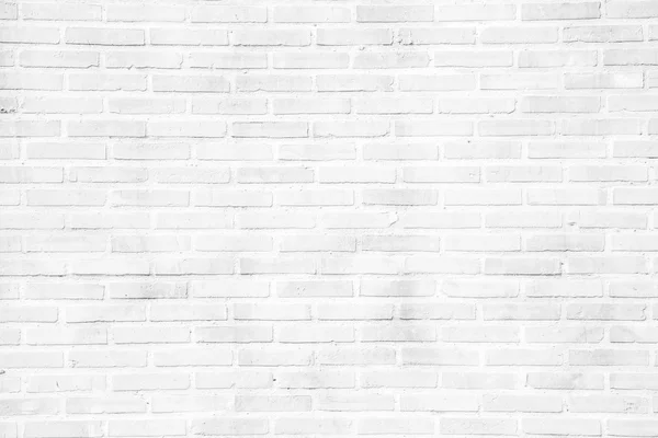 Grunge branco parede de tijolo textura fundo — Fotografia de Stock