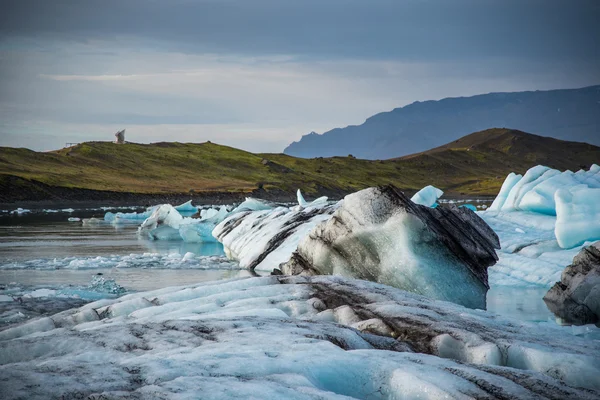 Glaciärlagunen glaciären lagunen på Island — Stockfoto