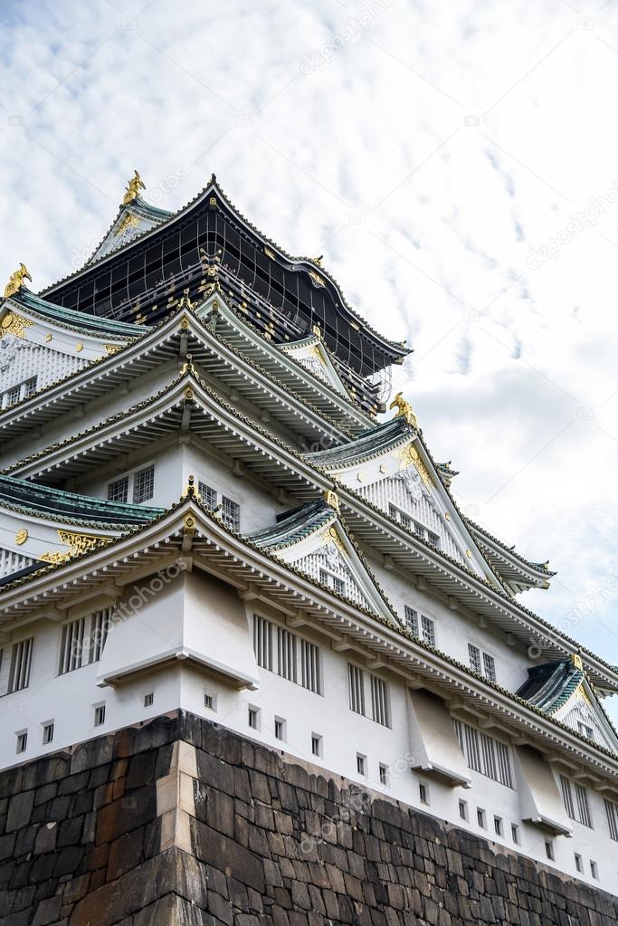 Osaka castle, landmark in Japan