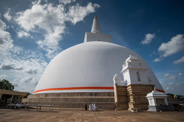 Ruwanweli Maha Seya También Conocida Como Mahathupa Una Estupa Hemisférica — Foto de Stock