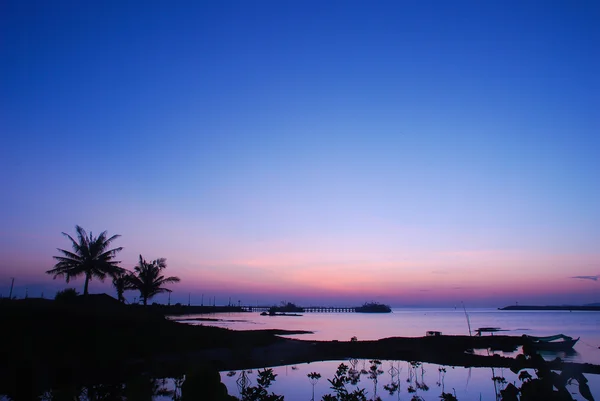 Alba alla baia — Foto Stock