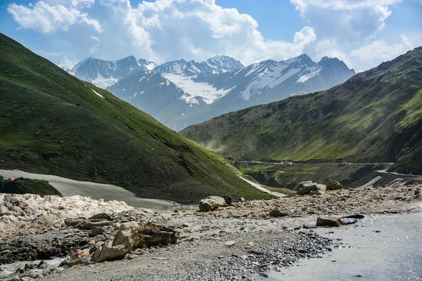 在印度的山地景观 — 图库照片