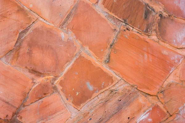 Abstracte rode stenen muur patroon — Stockfoto