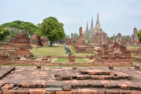 Wat Phra Sri Sanphet, Ayutthaya, Thailand — Stockfoto