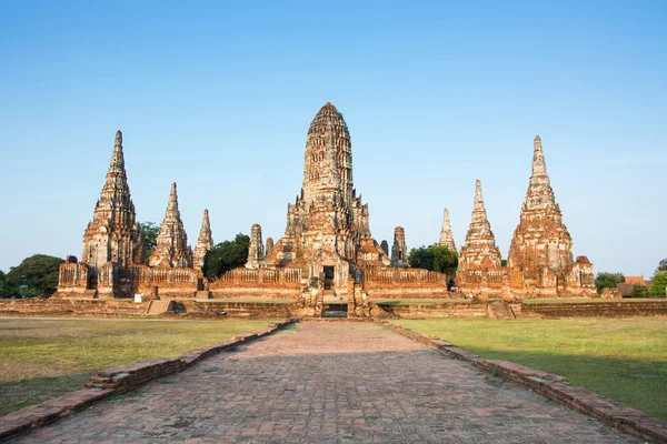 Chai Watthanaram tempel, Ayutthaya, Thailand — Stockfoto