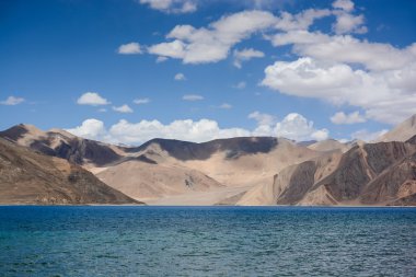 Pangong gölde Ladakh, Hindistan