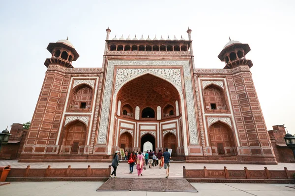 Puerta delantera del Taj Mahal —  Fotos de Stock