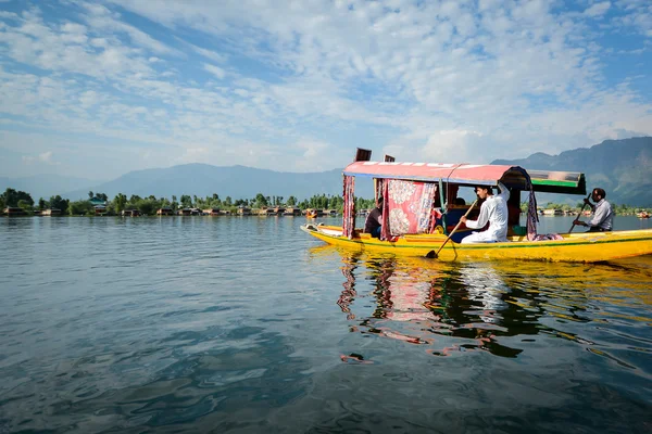 Dal lake at Srinagar, Kashmir, India Royalty Free Stock Photos