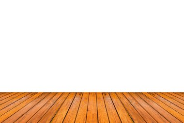 Beyaz arka plan üzerinde izole ahşap zemin doku