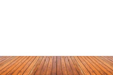 Beyaz arka plan üzerinde izole ahşap zemin doku