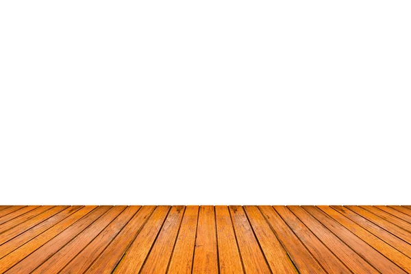 Wood floor texture isolated on white background — Stock Photo, Image