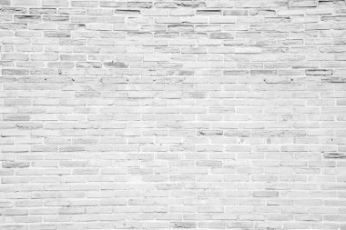 Beyaz Grunge Tuğla Duvar dokusu Arkaplanı