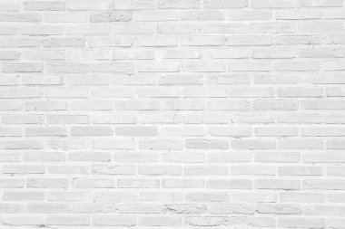 Beyaz Grunge Tuğla Duvar dokusu Arkaplanı