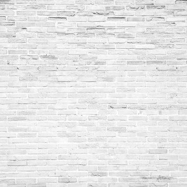 Beyaz Grunge Tuğla Duvar dokusu Arkaplanı