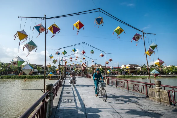 Bridge i hoi an, forntida stad i vietnam — Stockfoto