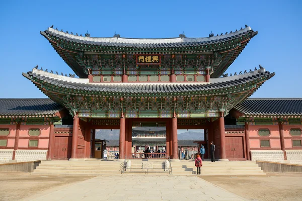 Güney Kore, Seul 'deki gyeongbokgung Sarayı — Stok fotoğraf