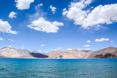 Pangong gölde Ladakh, Hindistan