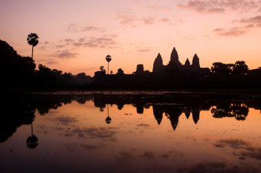 Angkor Wat gün doğumunda, Siem Reap, Kamboçya