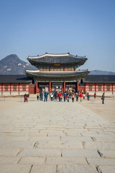 Güney Kore, Seul 'deki gyeongbokgung Sarayı — Stok fotoğraf