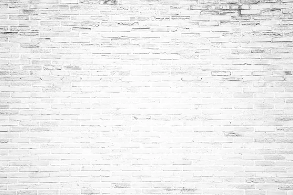 Grunge branco parede de tijolo textura fundo — Fotografia de Stock