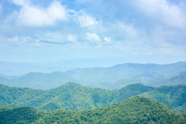 Mountain range landscape in spring — Stock Photo, Image