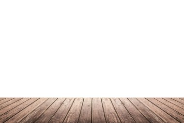 Wooden floor texture isolated on white background