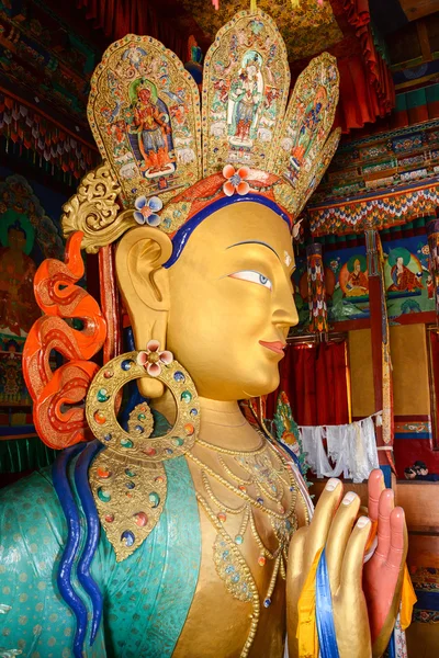 Thiksey Manastırı, Maitreya Buda heykeli — Stok fotoğraf