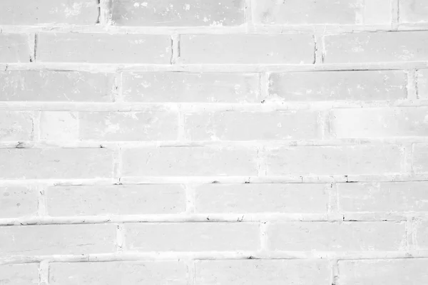 Fondo de textura de pared de ladrillo grunge blanco — Foto de Stock