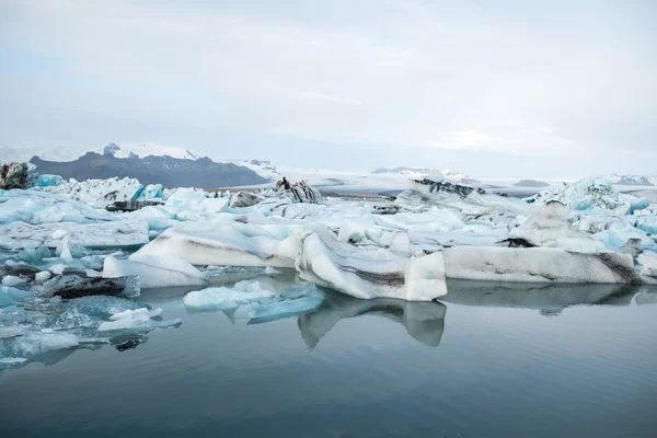 Jokulsarlon Buzulu lagün İzlanda — Stok fotoğraf