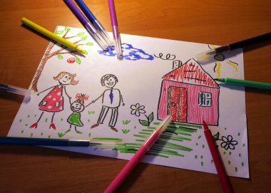 Children s drawing clipart