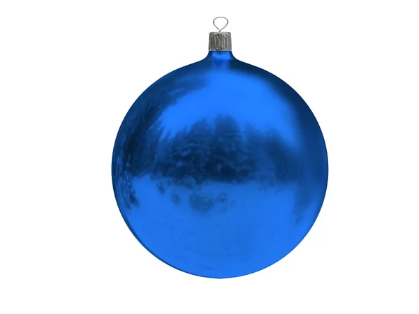 Christmas blue ball — Stock Photo, Image