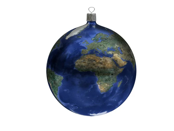 クリスマス ボール - 地球 ロイヤリティフリーのストック画像