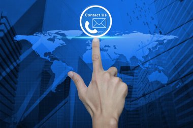 Telefon ve posta kutsal kişilerin resmi düğme üzerinde harita ve şehir t tuşuna basarak el