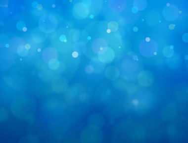 Mavi bokeh arkaplanı