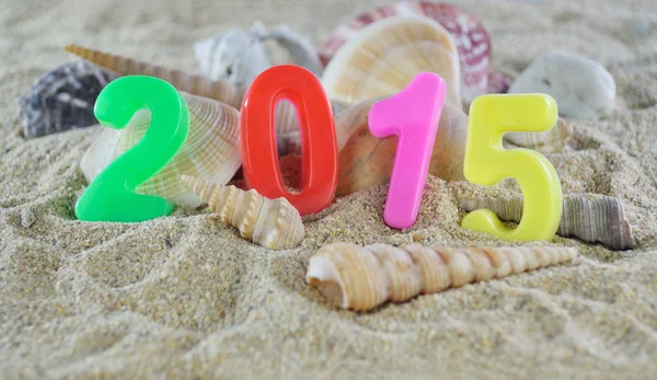 Multicolored new year 2015 — Stock Photo, Image