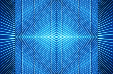 mavi ışık metal yapı