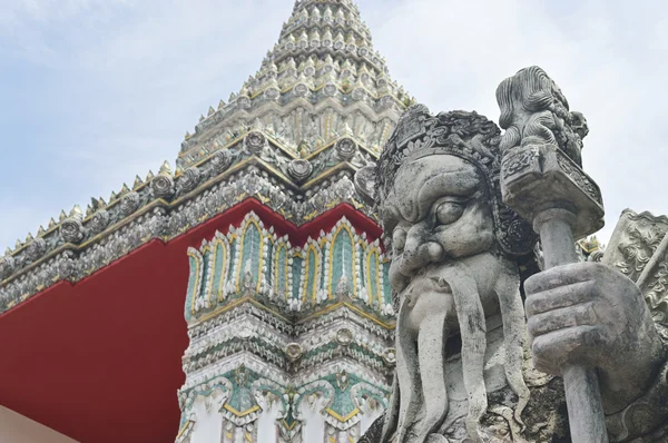 Socha na wat pho v Bangkoku — Stock fotografie