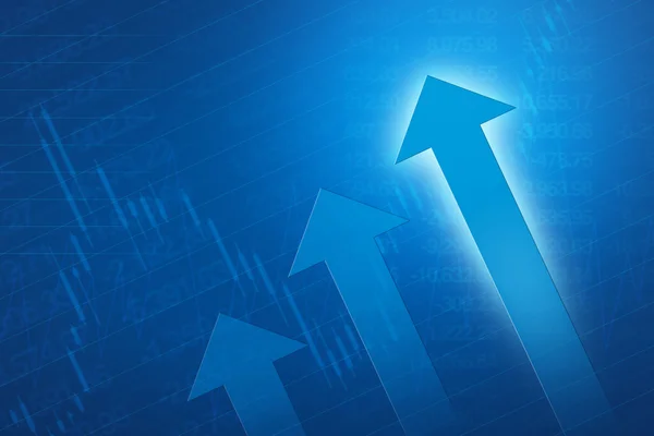 Finans ve iş grafik ve grafik — Stok fotoğraf